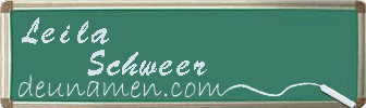 Leila Schweer Visitenkarte